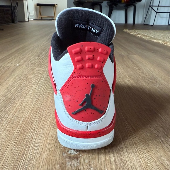 Air Jordan 4 Retro Red Cement Sneakers - Size 8 - Picture 8 of 10